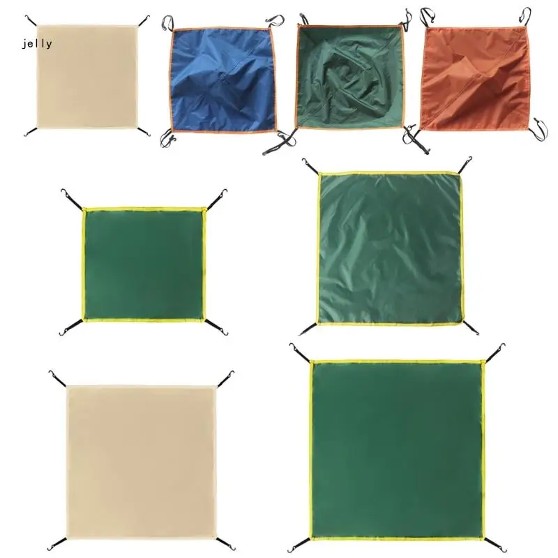 

448C Oxfordcloth Head Cloth Cover Portable Shelter Awning Rainproof Ultralight Tarp for Outdoor Camping Travel