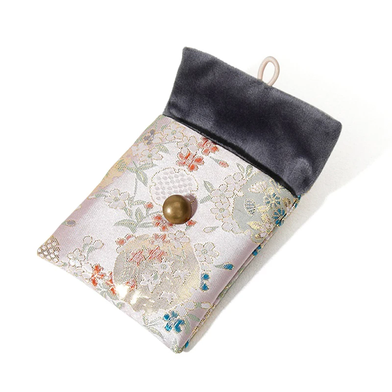 Ручная тканевая сумка для украшений