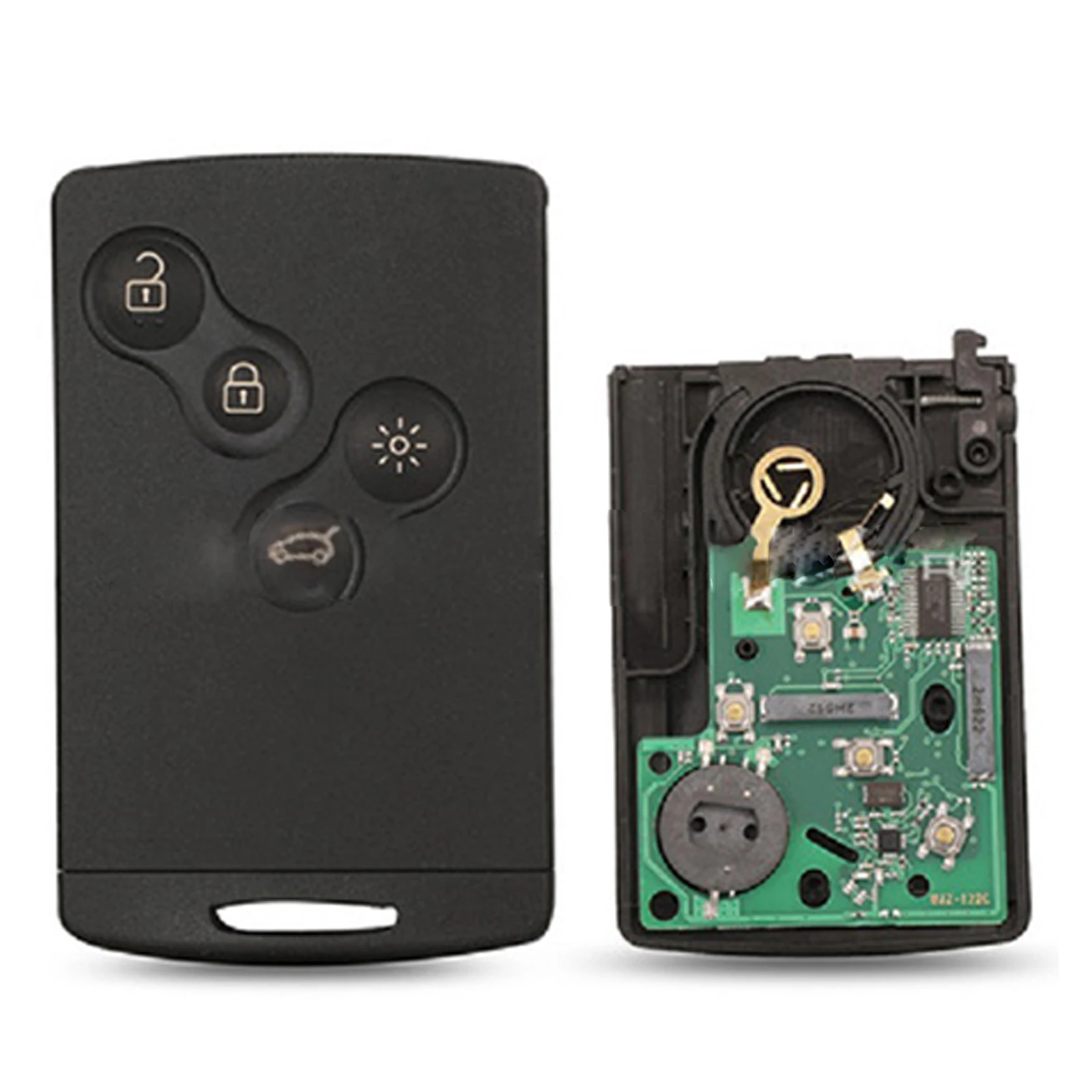 

433 МГц 4A PCF7953 Фотокарта для Renault Clio IV Captur Пассивный бесключевой доступ с дистанционным управлением умная система громкой связи