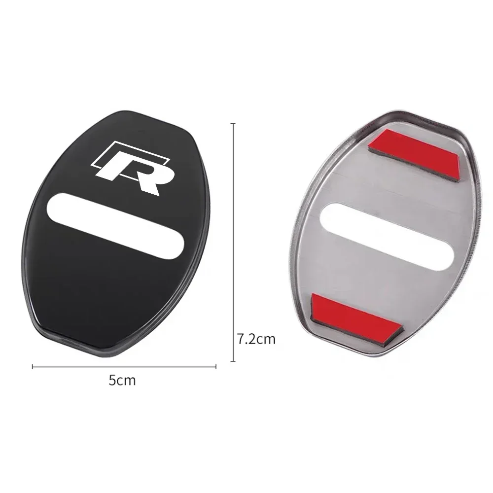 4 шт. автомобильные логотипы для VW R Volkswagen Polo Tiguan TOURAN CADDY PASSAT TIGUAN