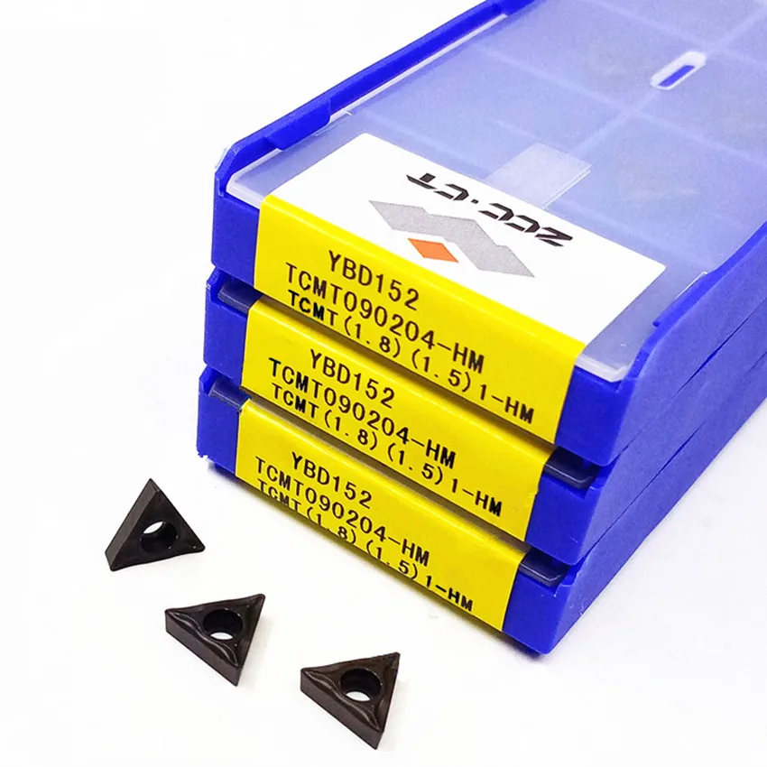 TCMT 090204 -HM YBD152/TCMT 090208 YBD102/TCMT YBD102 TCMT09 ZCC.CT твердосплавные вставки с ЧПУ 10 шт./кор.