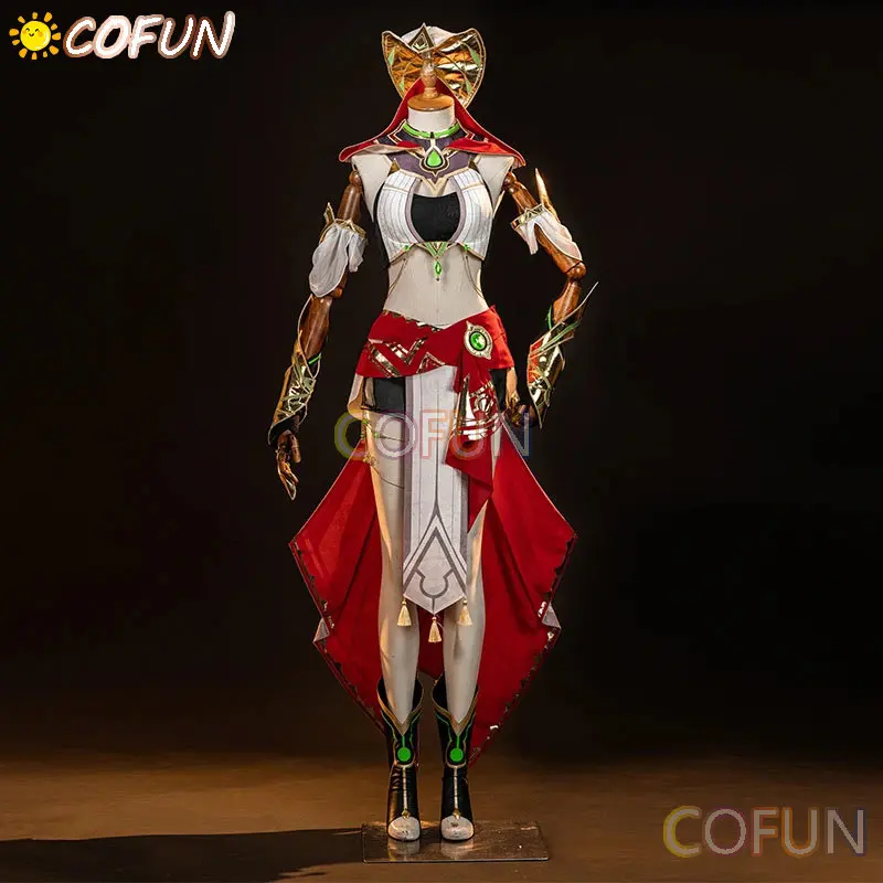

COFUN Genshin Impact Eremite Floral Ring-Dancer Cosplay Costume Game Genshin Impact New Skin