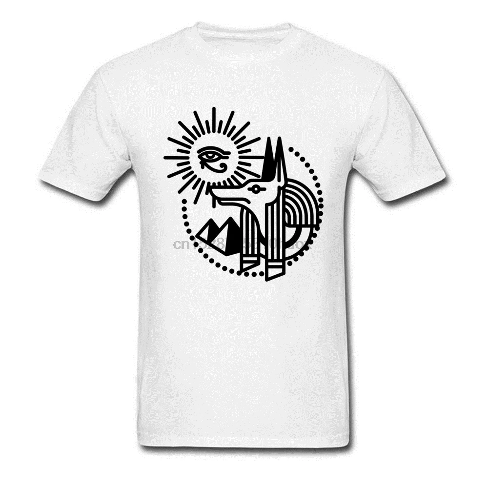 Футболка Anubis мужская с принтом пирамиды тенниска египетского пирамида дешевая