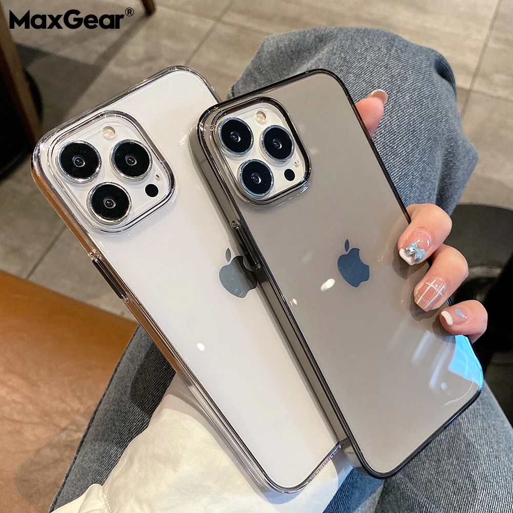 Прозрачный ударопрочный твердый пластиковый чехол для iPhone 13 12 11 Pro Max 13Pro тонкий