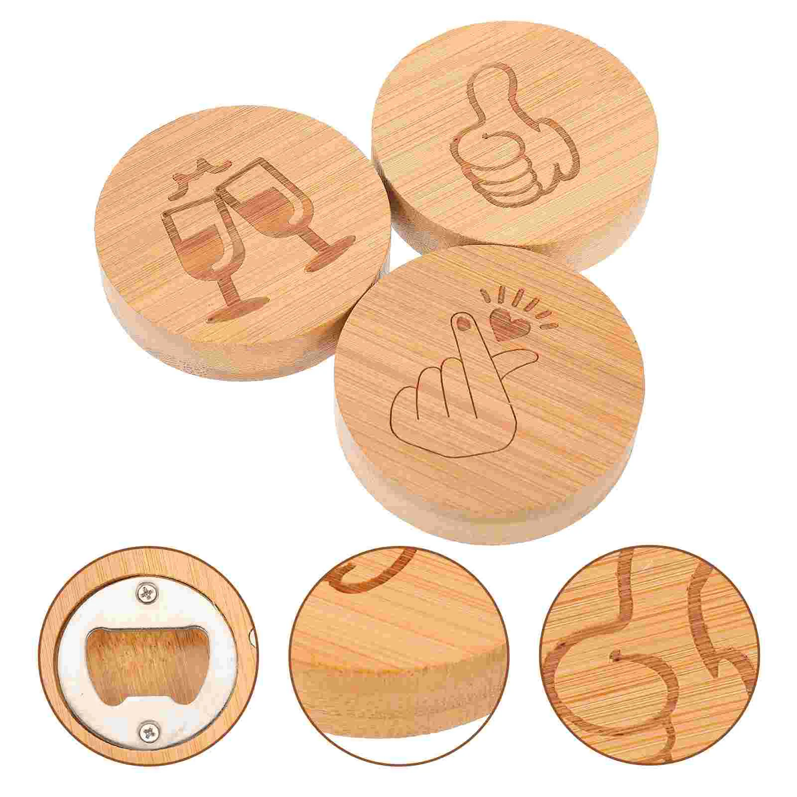 

Opener Bottle Magnet Beer Fridge Refrigerator Kitchen Wall Magnets Cap Wooden Giftcan Mount Mounted Day Sticker Whiteboard
