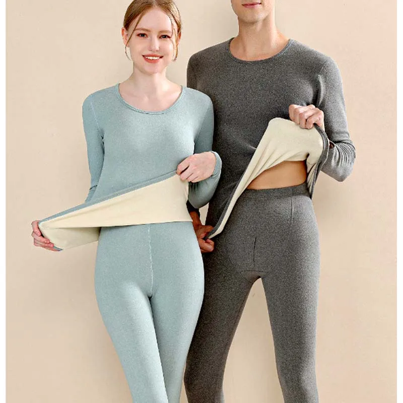 Womens Thermal Underwear Set Long Johns Winter Clothes Base Layer Cuddle Duds Top and Bottom Thermals Sets Winter Thermal Shirt