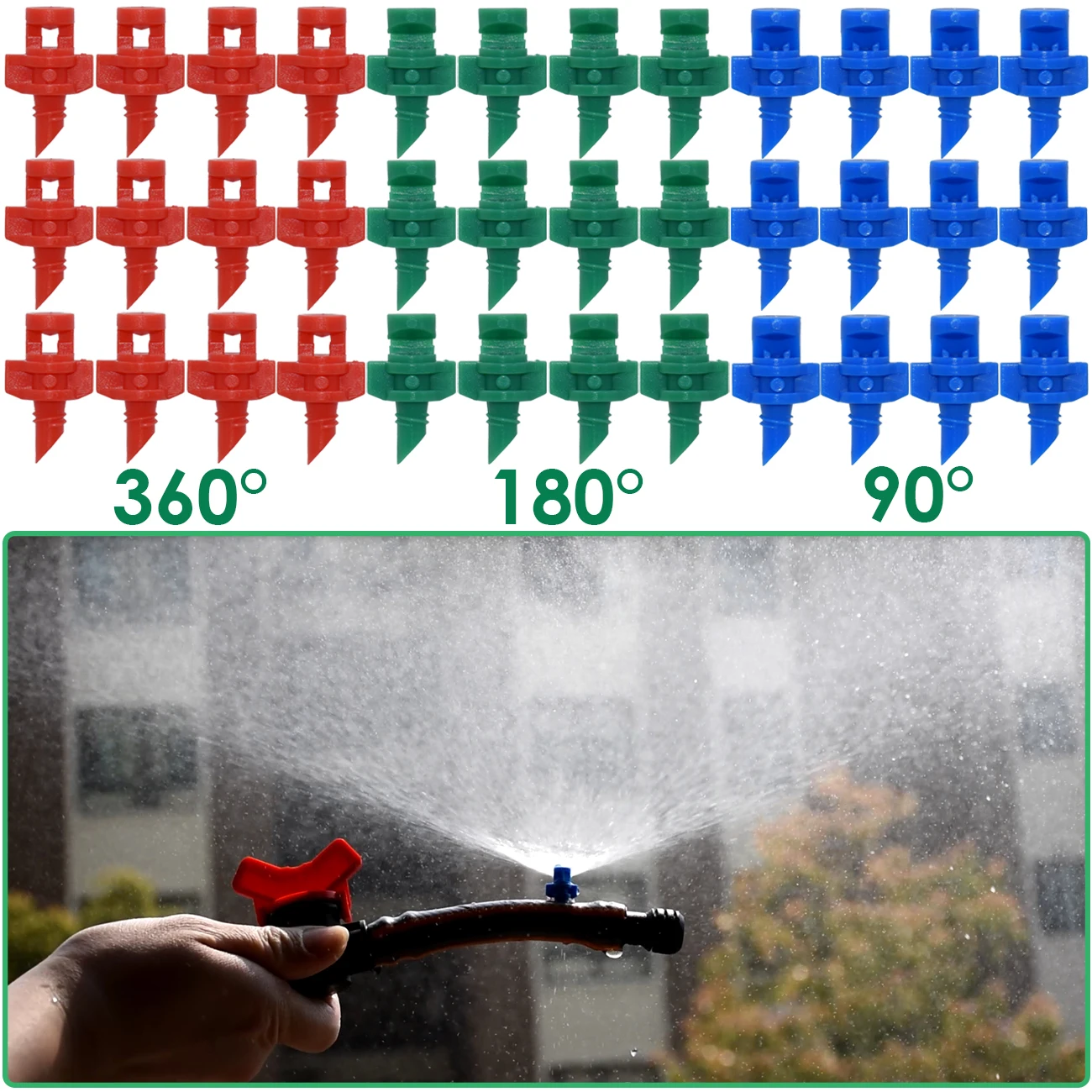 KESLA 20-100 шт огнеупорное сопло 90/180/360 градусов разбрызгиватель резьбовое соединение Сад Орошение туман опрыскиватель теплицы KESLA 20-100 шт огнеупорное сопло 90/180/360 градусов разбрызгиватель резьбовое соединение Сад Орошение туман опрыскиватель теплицы