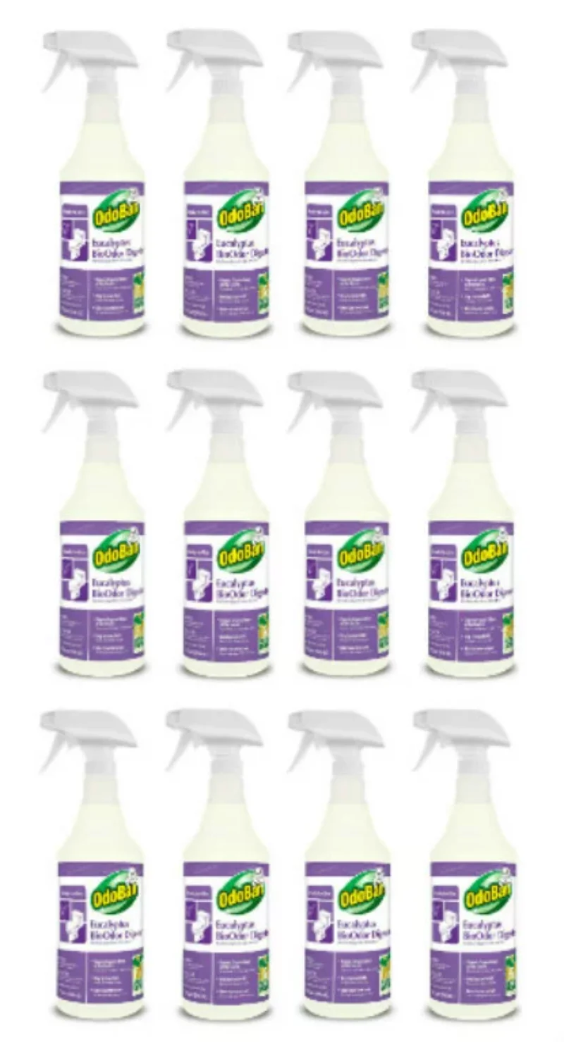 

Профессиональный очищающий Эвкалиптовый биозапах, 1 кварта, готовый к использованию спрей, органический противоударный запах, 12 шт. в упаковке