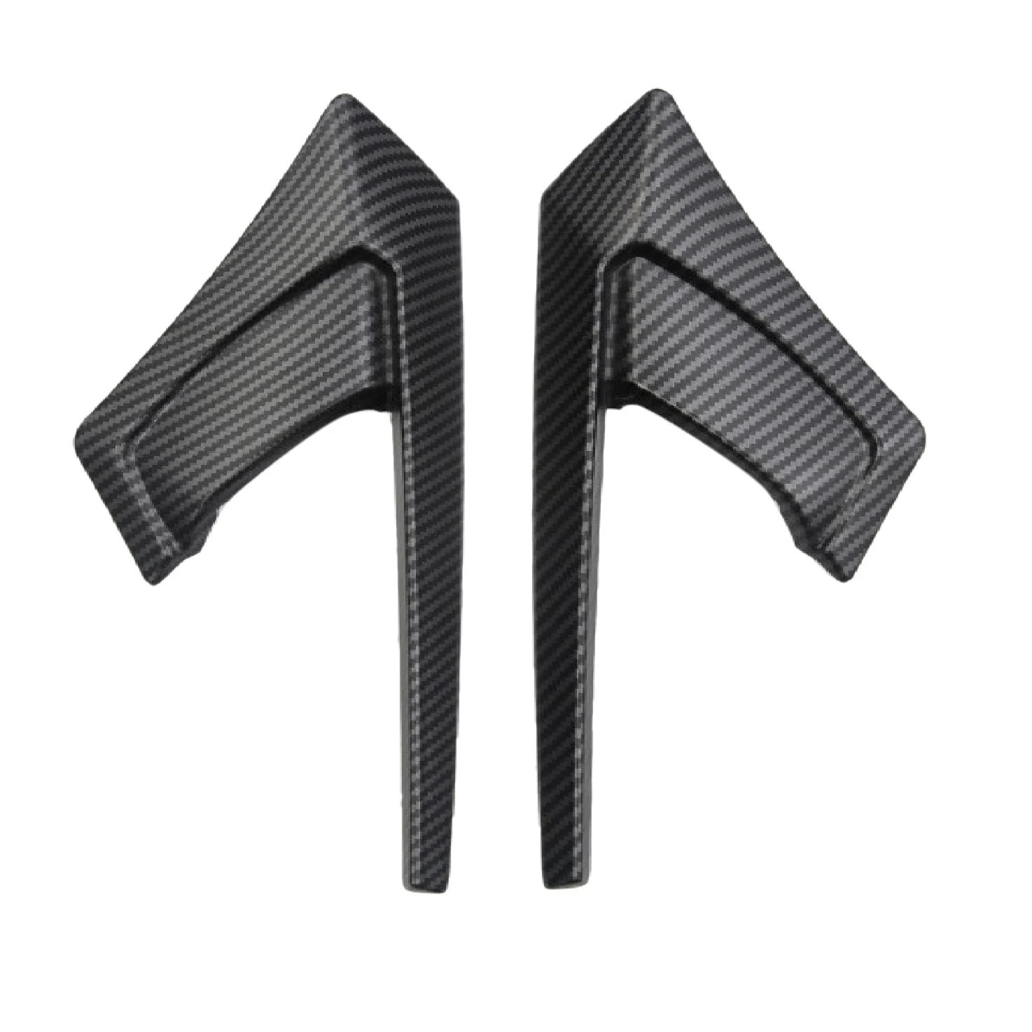 

2Pcs Side Camera Protection Cover Accessories ABS for Tesla Model Y 2021 Matte Carbon Fiber Texture