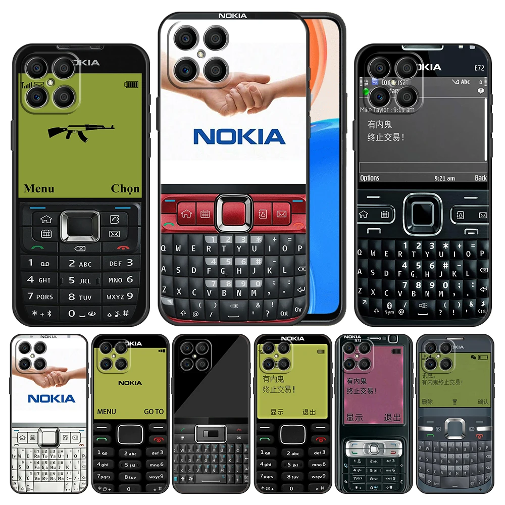 

Retro Old Classic Nokia Case Cover for Honor X8 Play6t X9 X7 8X 9X Play 9A 20 30 50 60 Magic4 Pro 20i 30i Fashion Capinha