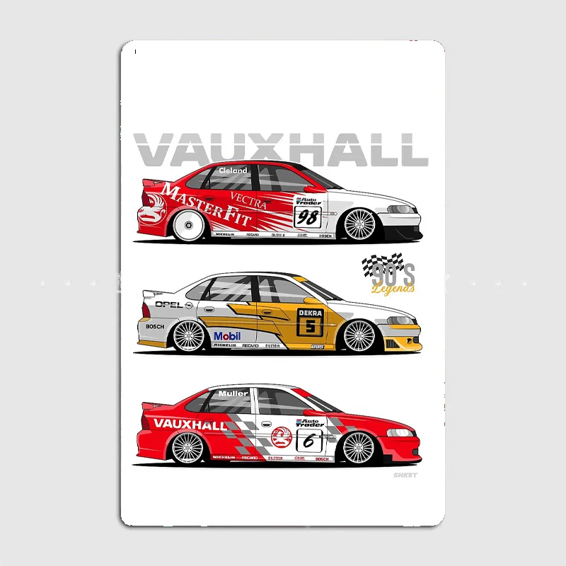 

Металлический знак Vauxhall Opel Vectra Super Tourers