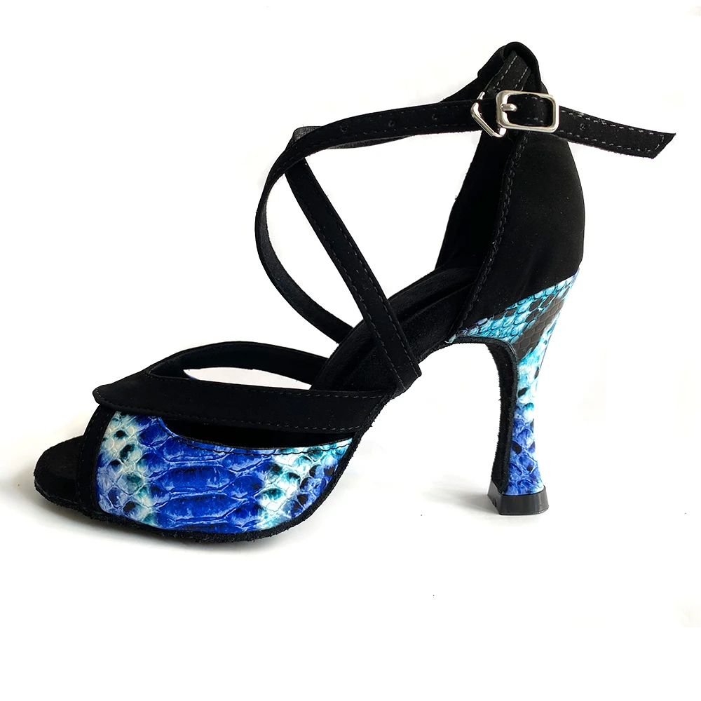 Ballroom Dance Shoes Women Leather Latin Dance Shoes Salsa Shoes Bachata Tango Shoes For Women Jazz Dance Shoes High Heels