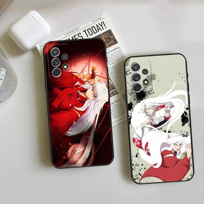 

Чехол для телефона аниме Inuyasha для Samsung Galaxy S23 S30 S10 S22 S20 S21 S7 S9 S8 Pro Plus Ultra Fe, чехол-накладка