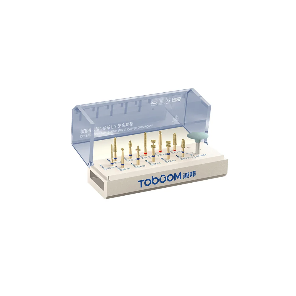 

Набор для подготовки зубных бортиков для передней керамической короны из циркония 1 комплект