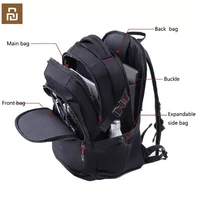 youpin urevo 25l large capacity mens backpack mens 15inch computer bag waterproof travel bag multi function backpack b