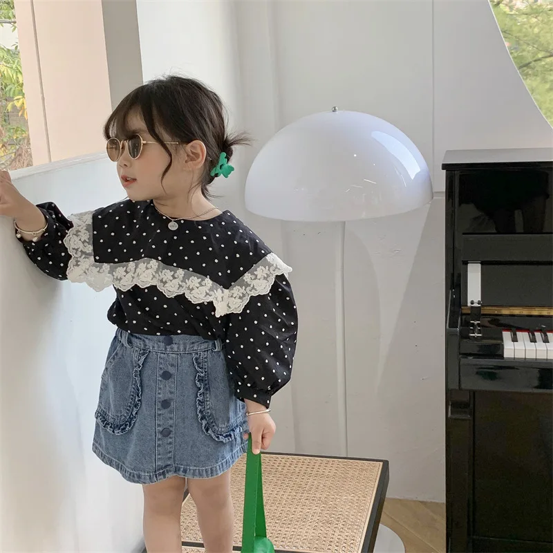 Рубашки футболки топы с длинным рукавом о-образным вырезом пуловер однотонные