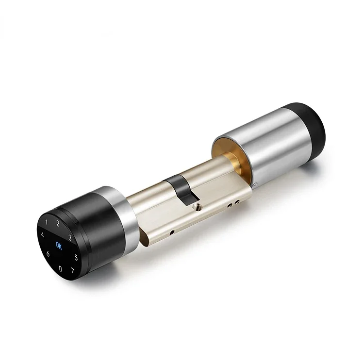 Высокое качество Дистанционный Замок Европейский профиль пароль умный цилиндр