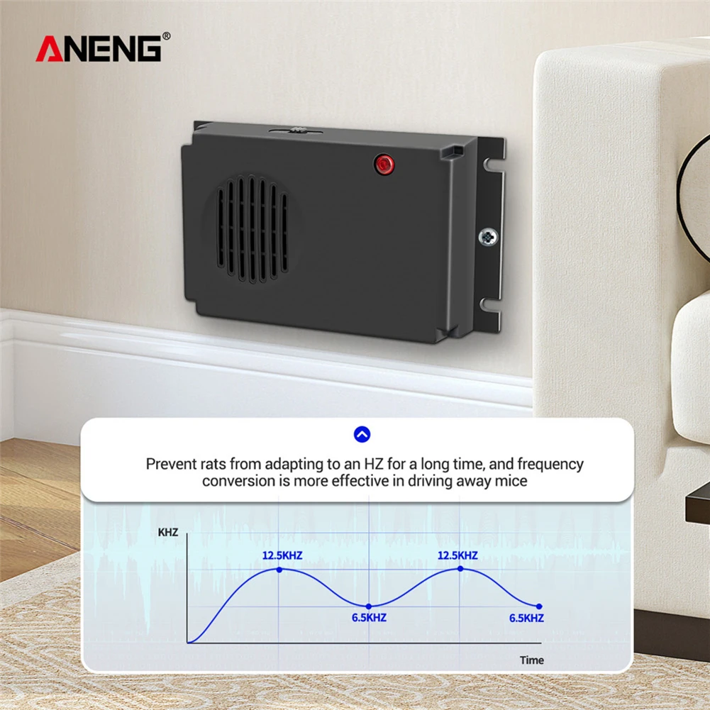 ANENG Ультразвуковой репеллент от грызунов электронный убийца комаров и насекомых