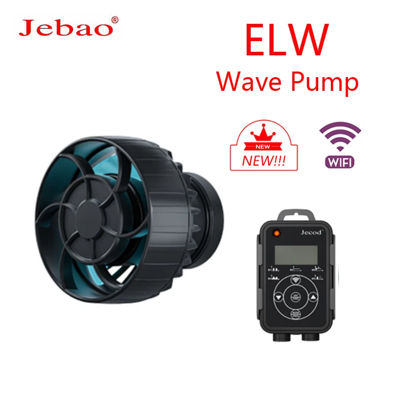 

2023 jebao fish tank mini wave pump ELW EOW WIFI coral aquarium intelligent surf pump oxygenation wave pump flow making pump