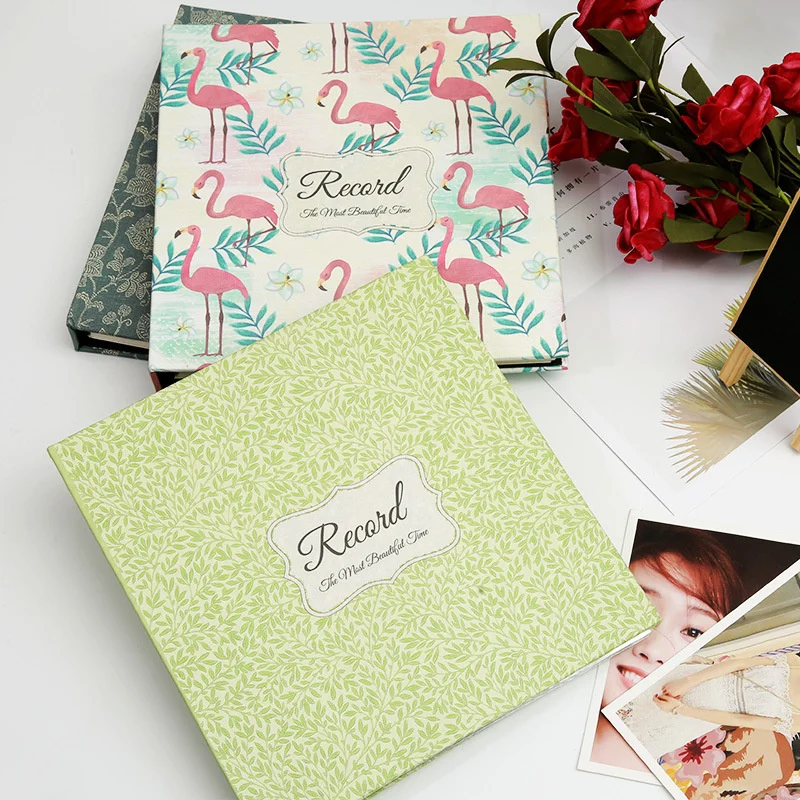 

Null BBA Creative Album loose-leaf Diy Handmade Album Insert Stick Type Photo Album This Polaroid album Couple Album Memory Gift