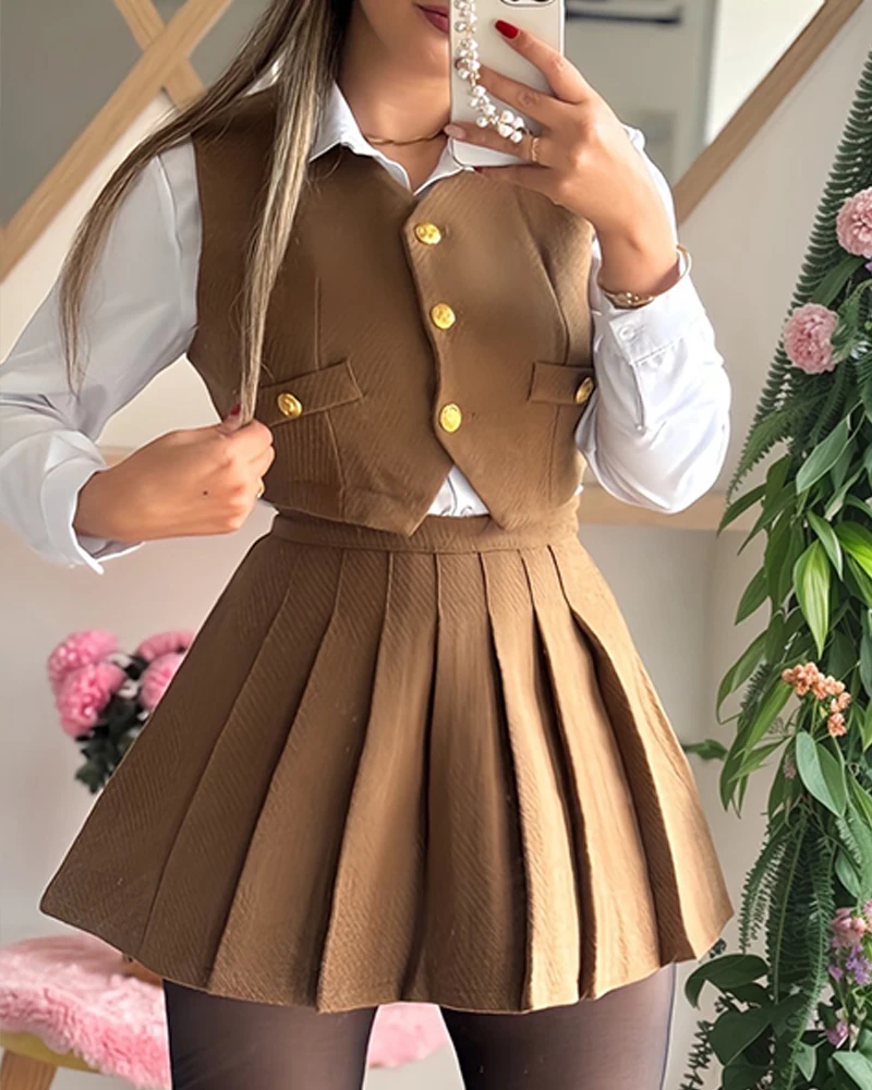 Комплект из двух предметов женский наряд новинка 2025 весенний темпераментный