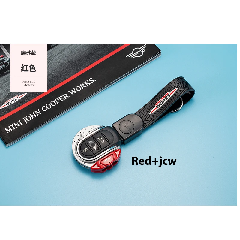 

IJDMTOY красный JCW тормозной диск форма брелок Оболочка Чехол для MINI Cooper 3rd Gen F55 F56 F57 F54, Gen2 F60 Countryman Smart Key