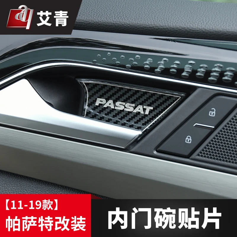 

For Volkswagen Passat B8 2019 2020 door pull cover interior bowl circle car-styling Interior Mouldings