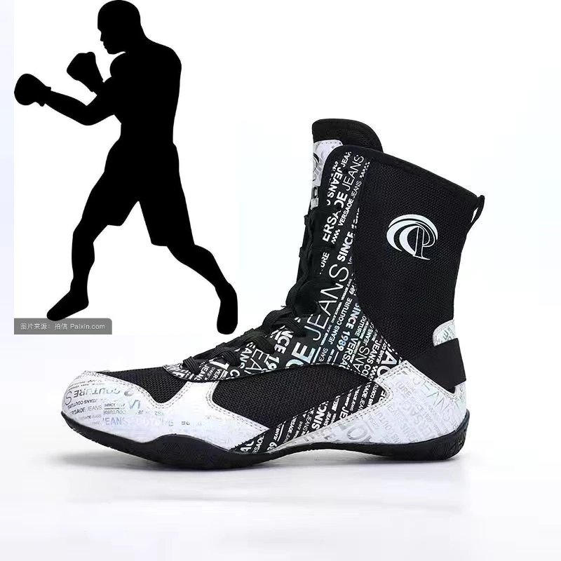 

Мужские и женские Профессиональные боксерские ботинки, мужская легкая обувь для борьбы 36-45, высококачественные сетчатые дышащие боксерские кроссовки