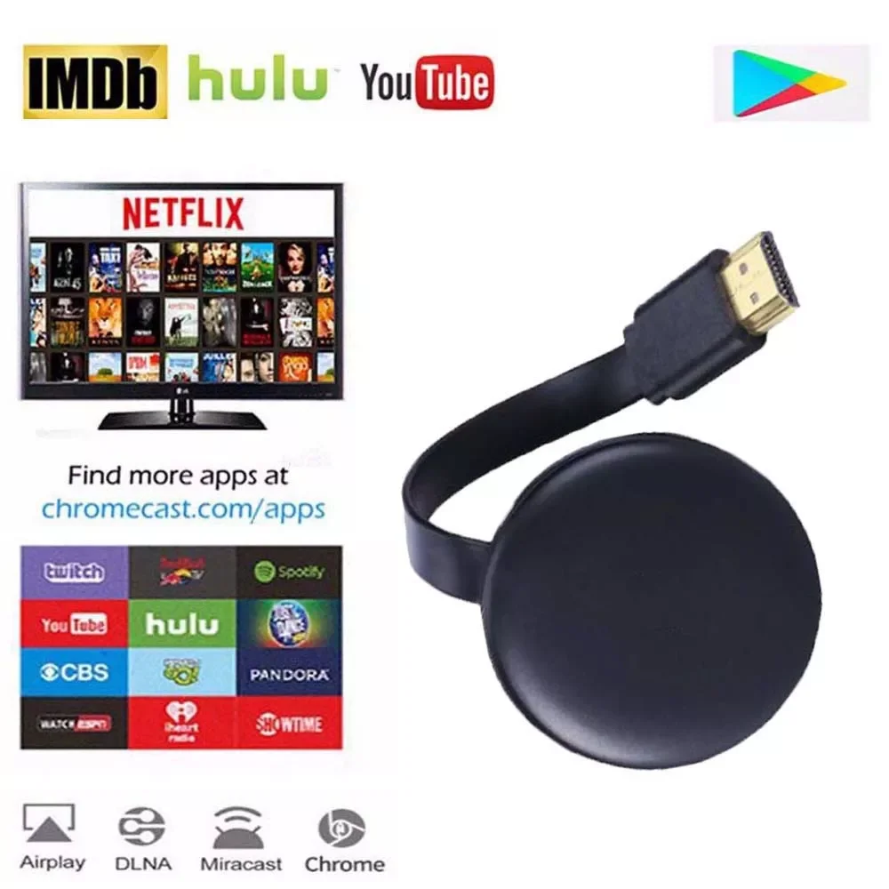 

New For MiraScreen TV Stick Dongle HDMI-compatible WiFi Display Receiver for Chrome Crome Cast Google 2 Mini PC Android TV