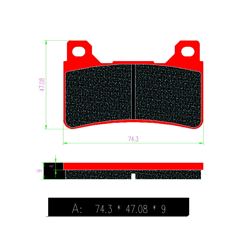 Высококачественные запчасти для мотоциклов Комплект передних и задних