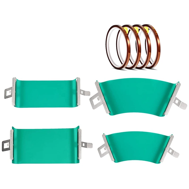 

4 Pieces 3D Sublimation Silicone Mug Wrap, Mug Mold Cup Clamp Fixture With 4 Rolls 5 Mm X 33 M/108Ft Heat Resistant Tape