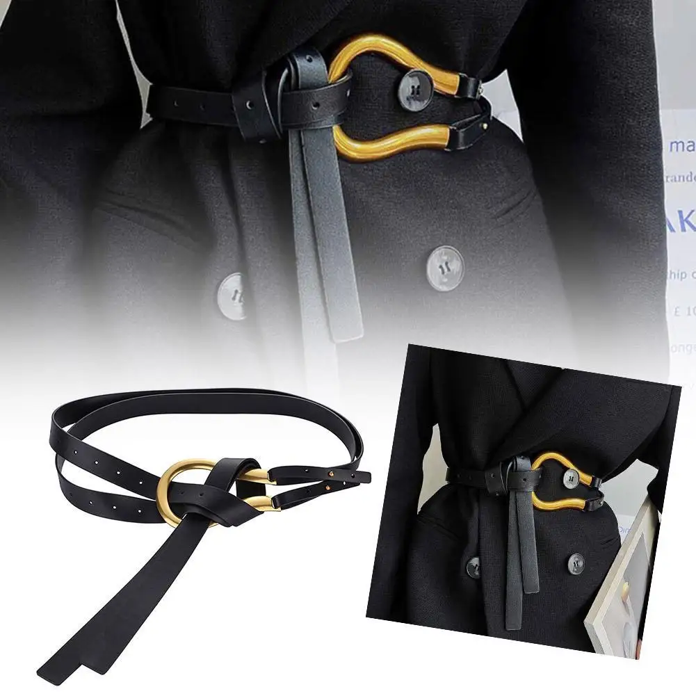 Женский ремень для костюма с широким поясом большой пояс в форме подковы женское