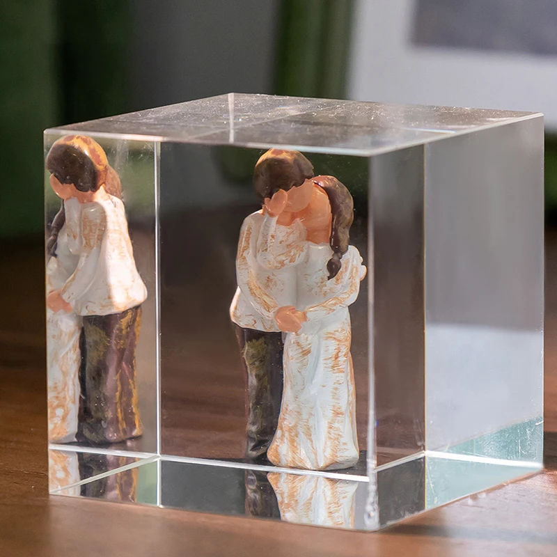 1 шт. мини-фигурки пар микропейзаж DIY миниатюры пластиковые поделки сад мох