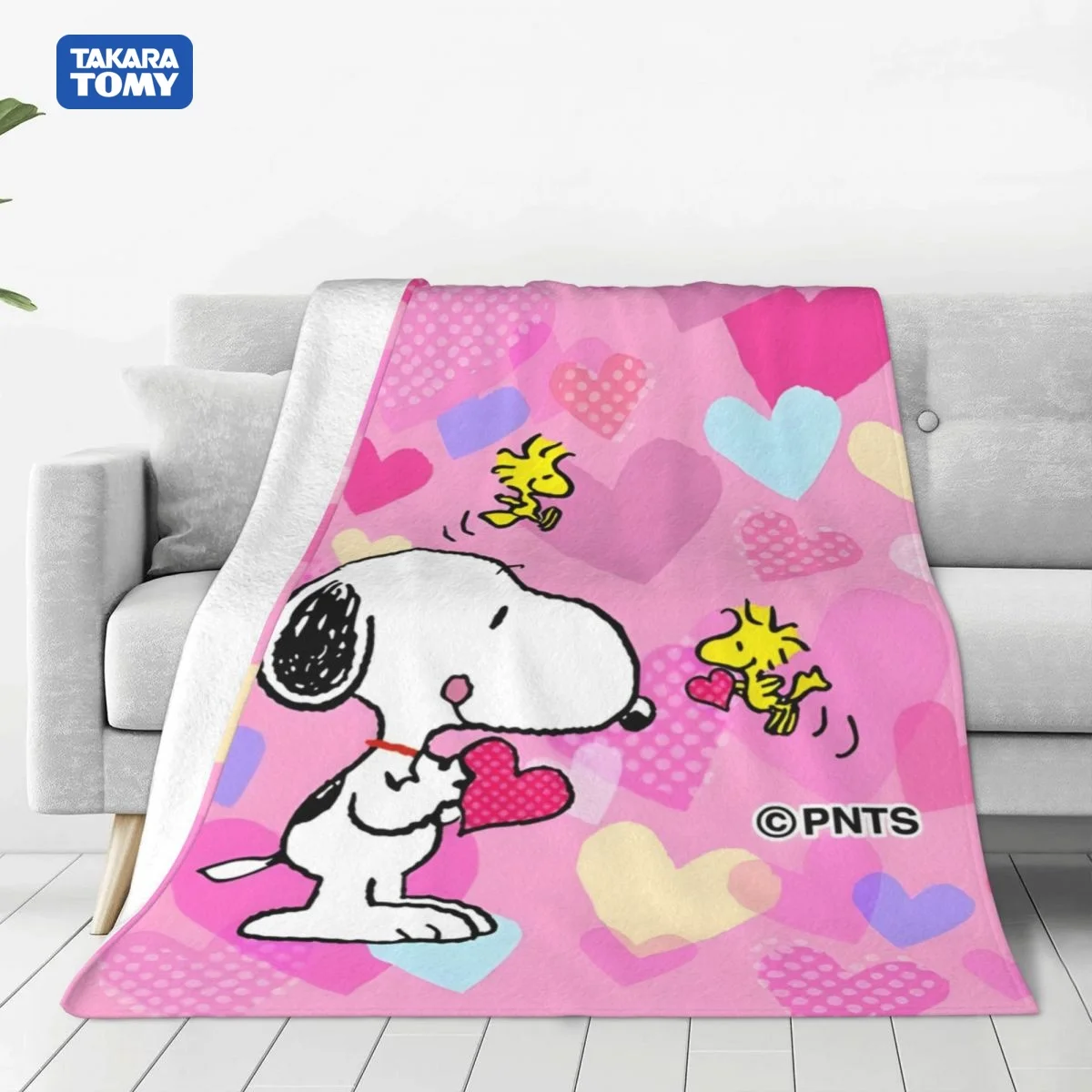 

Snoopy Puppy Dog Blanket on Bed Sofa Air Condition Sleeping Cover Bedding Throws Blankets Bedsheet For Kids
