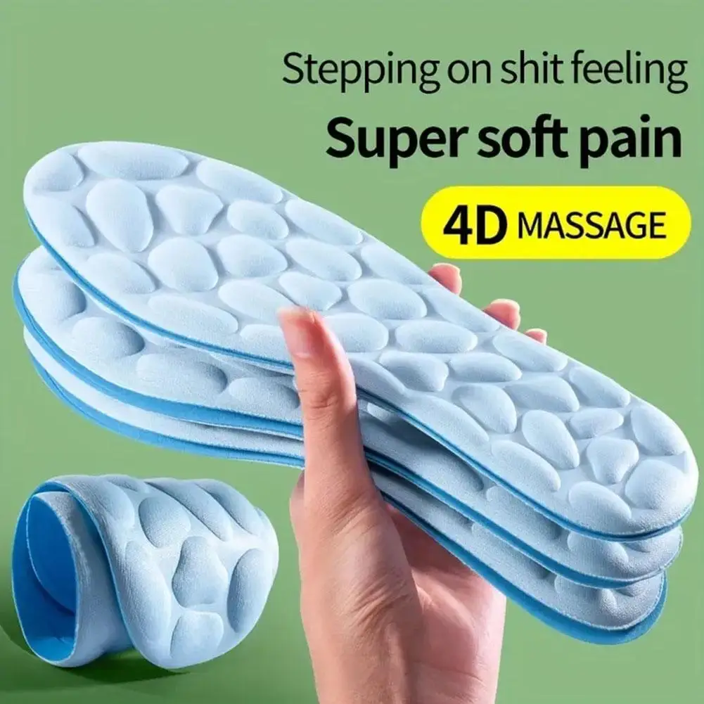 

Pebble Massage Insoles Memory Foam Sports For Men Women Comfortable Breathable Deodorant Elastic Feet Orthopedic Sho E6B0