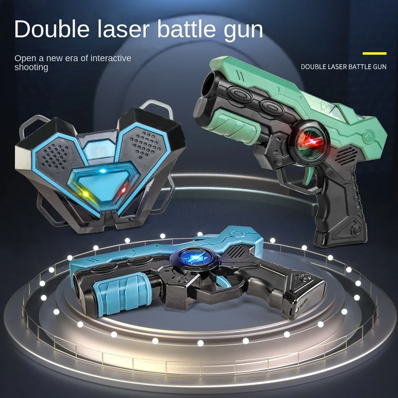 

Lnfrared Laser Tag Toy Gun Indoor Outdoor Boy Laser Strike Pistol Toy Outdoor Sports Children Toy Gift Color Box Packaging