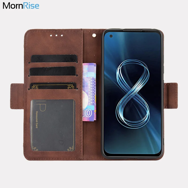 

Wallet Cases For ASUS Zenfone 8 Case Magnetic Closure Book Flip Cover For Zenfone 8Z Leather Card Holder Phone Bags