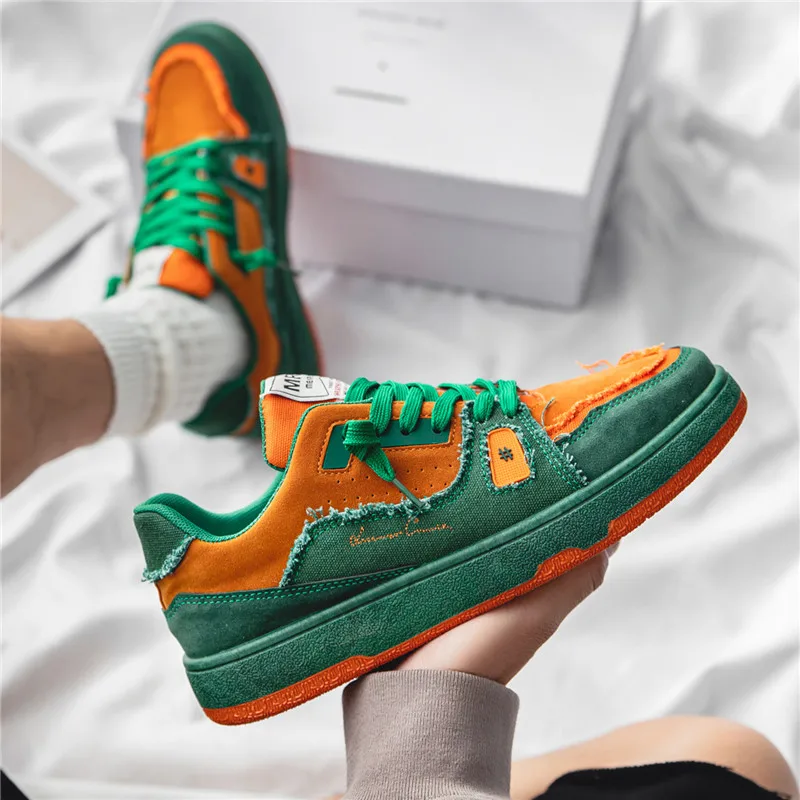 Men sport Running Shoes Breathable Autumn Outdoor Sport Shoes Sneakers Shoes comfortable Men's Tennies shoes Thick-soled board