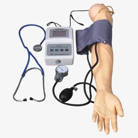

Medical blood pressure training arm simulator