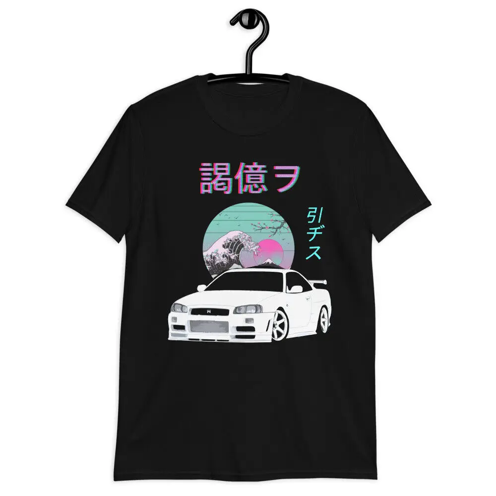 Skyline GT R R34 JDM тюнер автомобиль Дрифт уличные гонки GTR футболка