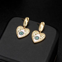 jiexing new 14k gold earrings accessories 925 silver ear nail eye pendant diy pendant earrings factory
