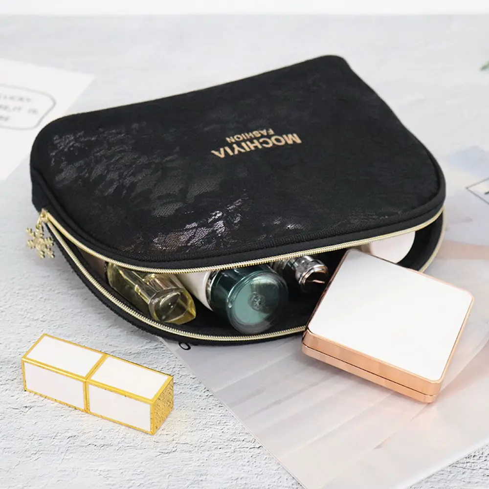 

Simple Convenient Creative Mesh Fashion Lace Makeup Bag Storage Bag Lipstick Case Cosmetic Bag