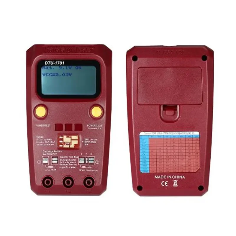 Тестер транзисторов DTU1701 измеритель MOSFET триодов LCR индуктивности сопротивления