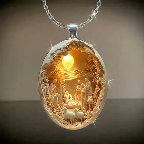 Стеклянный кулон