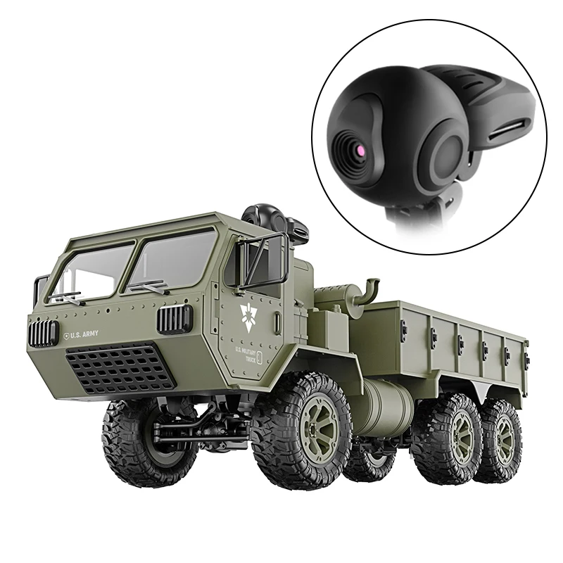 

NEW FY004 1/16 2.4G 6WD RC Truck Kids Toys For Boys Remote Control Army Military Truck RC Model Car Vehicle