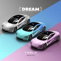 dream 164 tesla model3 roadster diecast model car