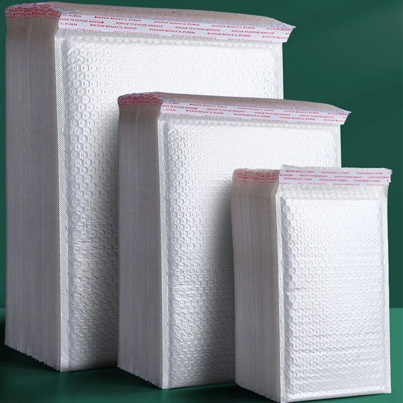 

50pcs / Shipping Bags White Foam Envelope Bubble Mailers Wholesale with Different Specifications Send Packaging Soft Envelope