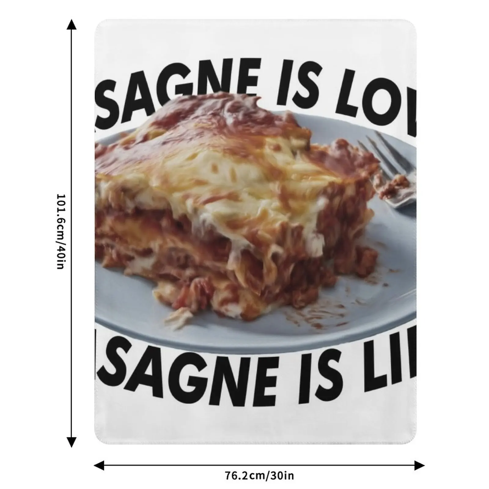Плед Lasagne Love, устойчивый к выцветанию, прочный плед (art.: 3920daa6eb7a2) - 3920daa6eb7a2
