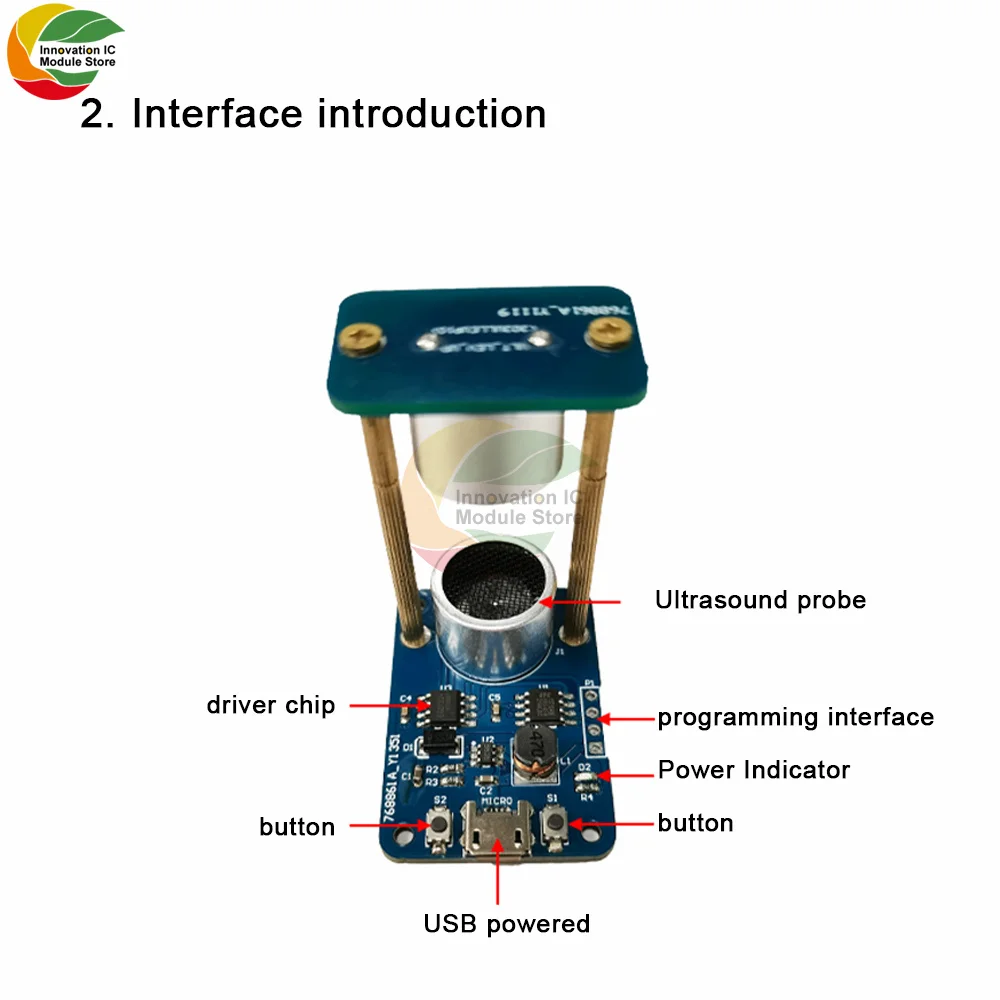 

Ultrasonic Suspension Acoustic Suspension DIY Learning Kit MicroUSB 5V Powered Ultrasonic Suspension Module DIY Kit
