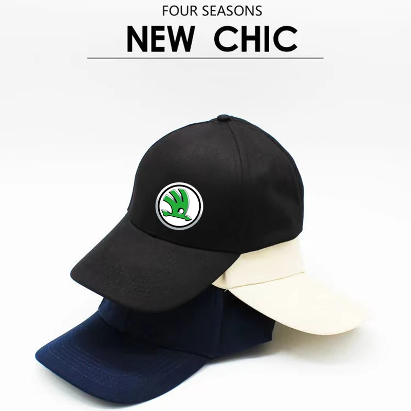 

Spring Autumn Fashion Outdoor Sport Baseball Cap Hip Hop Snapback Hat For Skoda Octavia RAPID Superb Fabia Kodiaq Kamiq Karoq